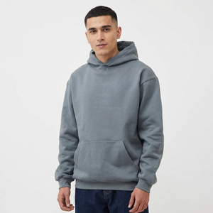 Winter Hoodies for <b>Men</b> Blank Pullovers Custom logo Color Fleece Long Sleeve <b>Black</b> Oversize Heavy Hoodies - Product Image 1