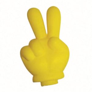 Factory Wholesale PU Fist Shaped Gesture Customized Anti Stress Ball Soft Squeeze Palm Fingers Toy for Adult Kid Promotion Gifts - Product Image 1