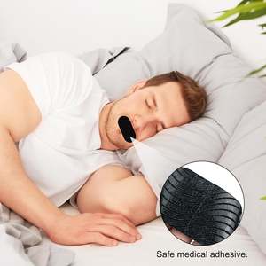 Oval Mouth Tape for Snoring Improved Nasal Breathing Hypoallergenic and Gentle Adhesion Breathable Mouth <b>Strips</b> for Sleeping - Product Image 5