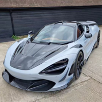 Capot de moteur en carbone véritable de haute qualité pour McLaren 720S, capot de style N amélioré