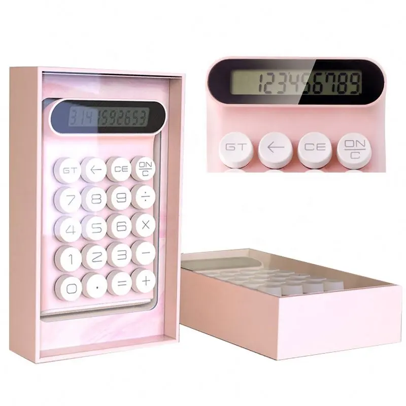 Calculatrice mécanique Jelly Bean clavier calculatrice pour bureau étudiant test joli cadeau pour fille