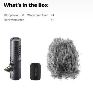 Godox Geniusmic Microphone radio portable Microphone en forme de cœur Mini microphone mobile pour jeu Interview en direct Équipement d'enregistrement - Product Image 6