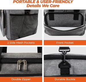 Factory Wholesaler High Quality Reusable Thermal Insulated Grocery Cool Carry Cooler Lunch Bag for Adult Men Women - Product Image 3