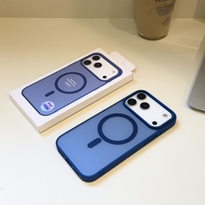 Funda Acrílica Mate de Color en Contraste para <span class=keywords><strong>iPhone</strong></span> <span class=keywords><strong>11</strong></span> <span class=keywords><strong>Pro</strong></span> Max, Empaque al por Mayor para Fundas de Teléfono, Magnética para <span class=keywords><strong>iPhone</strong></span> 17, Antigolpes - Product Image 5