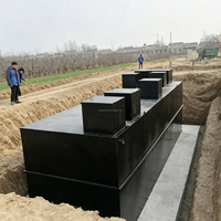 Station d'épuration des eaux usées domestiques avec filtration avancée pour la réutilisation des eaux usées, conforme aux normes de déversement des eaux usées locales