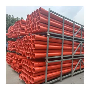 8 Inch Diameter Pvc Pijp Brandbeveiliging Elektrische Ccvc Pijp 3 Inch Prijslijst Oranje Pijp 10"