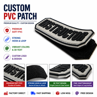 Écusson nominatif 3D personnalisé en PVC avec auto-agrippant, étiquette nominative en caoutchouc personnalisée, badge moral tactique étanche pour uniformes, chapeaux et sacs