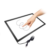 Cadre tactile infrarouge YINGTOUCH de 15 pouces, taille personnalisable, pour conférences et enseignement, noir, 16:9, écran USB, série professionnelle
