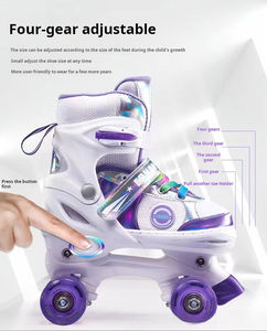 Patins à roulettes Chaussures pour enfants Meilleures ventes Taille réglable avec 4 <span class=keywords><strong>roues</strong></span> clignotantes Patin à roulettes pour enfants pour le sport - Product Image 3
