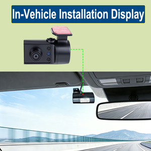 Cámara de Seguridad Vehicular AHD 720P <span class=keywords><strong>con</strong></span> Micrófono Integrado, Visión Nocturna Starlight de 0.01 lux, Cámara Interior Compacta Tipo Domo para <span class=keywords><strong>Uber</strong></span> y Lyft - Product Image 3