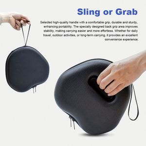 Nouvel étui de transport de luxe personnalisé en cuir pour casques sans fil Airpods Max, étui rigide en EVA imperméable avec fermeture éclair - Product Image 5
