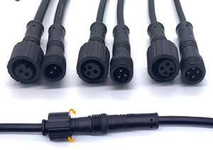 Conector de Iluminação LED QUANWEI para Aviação, Sensor de 2, 3 e 4 Pinos, Conector de Extensão à Prova d'Água Macho para Fêmea - Product Image 5