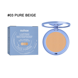 <span class=keywords><strong>Polvo</strong></span> Fijador OUHOE, <span class=keywords><strong>Polvo</strong></span> <span class=keywords><strong>Compacto</strong></span> de Larga Duración, <span class=keywords><strong>Polvo</strong></span> de Retoque Natural, Ligero y Transpirable - Product Image 2