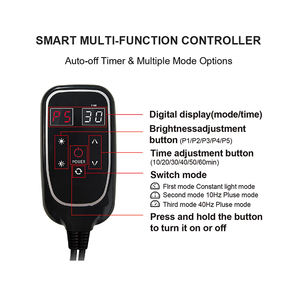 Fitkang OEM Maßgefertigte Körpertherapie Schmerzlinderungsmatte Rote Nahinfrarot-LED-Lichttherapie Massageprodukte für den Heimgebrauch - Product Image 4