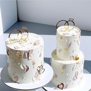 Honey And Sweetness Acrylic <b>Cake</b> Topper Rings Engagement <b>Cake</b> <b>Decorations</b> Party <b>Supplies</b> Ins Style Plastic <b>Cake</b> <b>Decoration</b> - Product Image 5