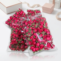 Rose en ruban de satin faite à la main de luxe avec feuilles vertes pour bouteille cosmétique, bricolage, couture, applique, décoration de mariage