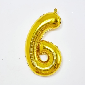 De 16 pulgadas de helio inflable oro rosa auto sellado colgante 16 pulgadas oro rosa Carta y número globos de papel de aluminio - Product Image 6