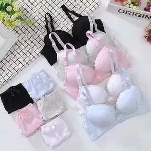 Chinese Supplier Wholesales Children Underwear Set Teen Girl Underwear Set