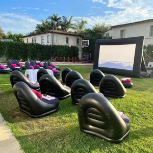 Arco Inflable, Domo de Lona de PVC, Certificado EN14960, Tamaño Personalizable, Pantalla de Cine al Aire Libre, Sofá, Eventos, Inflado Eléctrico - Product Image 1