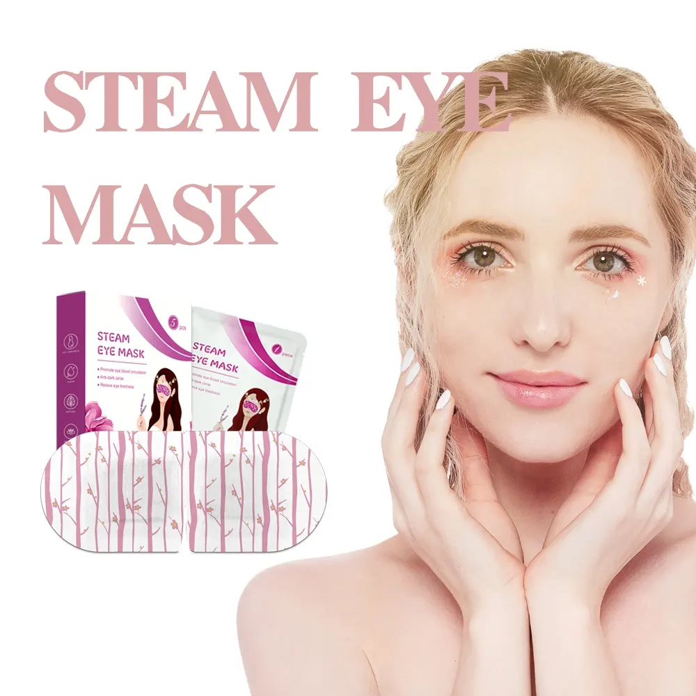 Masque jetable chauffant pour les yeux, 50 pièces, compresse à chaud, Patch pour le sommeil, Spa