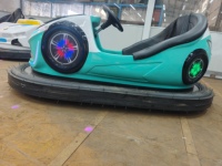 Elektrisches Fiberglas-Autoscooter für Kinder und Erwachsene, Innen/Außen, Batteriebetrieben, 48V, Doppelplatz, 200kg Tragkraft, Vergnügungsgerät