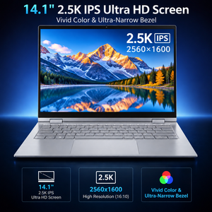 Laptop OEM 14.1" IPS Touchscreen Windows 10/11, 8GB/16GB RAM, 256/512GB SSD, Display 1920*1200 16:9 per Casa e Studenti, Nuova Serie - Product Image 2