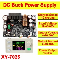XY7025 70V/25A/1750W Alimentation CNC à tension stabilisée Convertisseur Buck CC CV Module abaisseur de tension et de courant constants