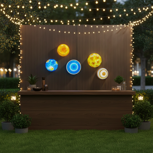 <span class=keywords><strong>Lampe</strong></span> LED créative en forme de globe terrestre avec lumière ambiante 6000K - Série minimaliste étoilée pour la décoration d'hôtels et de maisons - Product Image 4