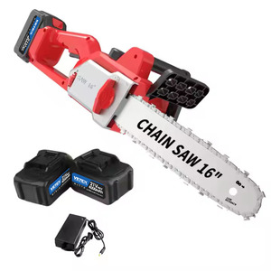 Superkrachtige 3000W Borstelloze 4000mAh Dubbele Accu Aangedreven 16 Inch Elektrische Kettingzaag Draagbare Draadloze Kettingzaag - Product Image 4