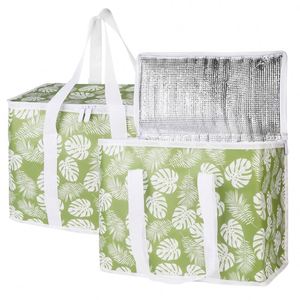 Free sample Wholesale Red Customized Food Insulation <b>Bag</b> <b>Cooling</b> <b>Bag</b> Large Capacity Reusable Thermos <b>Bag</b> - Product Image 1
