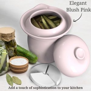 <span class=keywords><strong>Pot</strong></span> de fermentation <span class=keywords><strong>Pot</strong></span> de <span class=keywords><strong>choucroute</strong></span> avec poids émaillés 1 gallon - Product Image 3