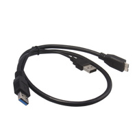 Kabel Micro USB 3.0 60CM, Kabel USB 3.0 Tipe A Male Ke Mikro B untuk Kamera Hard Drive