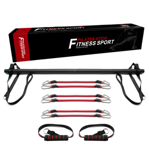 Conjunto de barras de pilates para entrenamiento en casa, bandas de resistencia, equipo de ejercicio, gimnasio, 2022 - Product Image 4