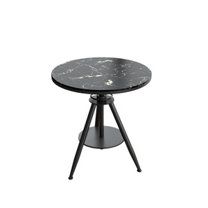 Net đỏ sang trọng ban công bàn ăn đá tấm gia đình nhỏ hộ gia đình Trọng lượng nhẹ nâng đá cẩm thạch hàng đầu Ghế Bàn Ngoài Trời - Product Image 5