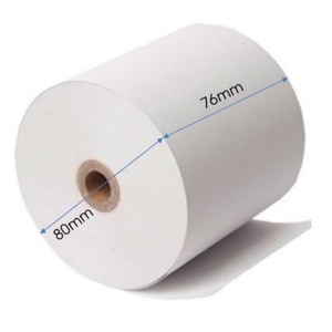 2 ply <span class=keywords><strong>carbonless</strong></span> giấy nhận cuộn hình ảnh màu xanh/đen 80*80mm 57*50mm <span class=keywords><strong>carbonless</strong></span> <span class=keywords><strong>ATM</strong></span> cuộn cho <span class=keywords><strong>POS</strong></span> - Product Image 6