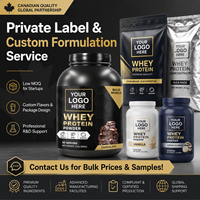 Service OEM complet tout-en-un, protéine de lactosérum pour la croissance musculaire, conçue pour les athlètes et les utilisateurs de salle de sport