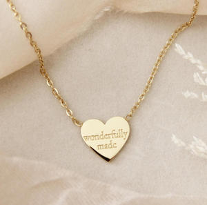 Mặt dây chuyền quà tặng lễ Rước lễ bằng thép không gỉ mạ vàng PVD khắc chữ tùy chỉnh xu hướng năm 2026 dành cho nữ, trang sức Thiên Chúa giáo - Product Image 2