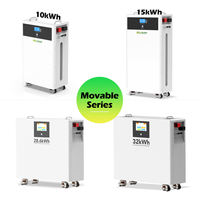 Stock UE - Batterie de stockage d'énergie domestique 5KWH 10KWH 48V 100Ah 200Ah LiFePO4 empilable murale pour système solaire
