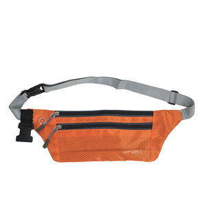 Sac banane de sport d'extérieur avec laisse de traction mains libres en nylon réfléchissant pour animaux de compagnie, orange - Product Image 5
