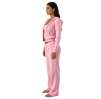 Ensemble de survêtement 2 pièces pour femme : sweat à capuche court à découpes au dos et pantalon de jogging large, tenue décontractée à manches longues, vêtements de sport personnalisés pour femme