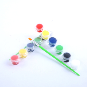 <span class=keywords><strong>Pintura</strong></span> <span class=keywords><strong>acrílica</strong></span> no tóxica para niños, juego de 6 colores <span class=keywords><strong>con</strong></span> un pincel, 3 ml - Product Image 4