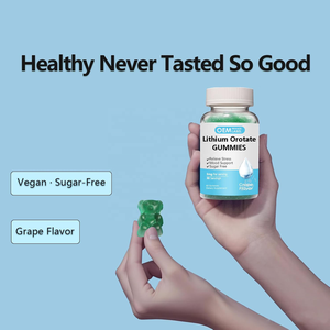 Suplemento de Orotato de Litio con Sabor a Uva OEM, Gomitas de Orotato de Litio de 5 mg para el Apoyo del Estado de Ánimo y la Gestión del Estrés - Product Image 4
