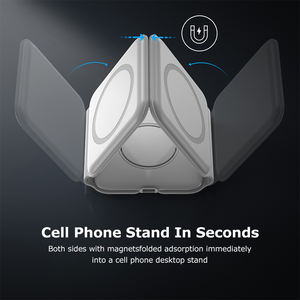 <span class=keywords><strong>Chargeur</strong></span> <span class=keywords><strong>sans</strong></span> fil pliable multifonction 3 en 1 15W 3 en 1 Station 3-1 Chargement rapide intelligent Chargeurs <span class=keywords><strong>sans</strong></span> fil multiples - Product Image 4