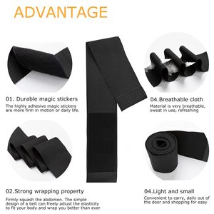 ที่รัดเอวแบบพันตัว,ที่ตัดเอวรัดหน้าท้องเข็มขัดพยุงปรับสาย<span class=keywords><strong>หลัง</strong></span>สวมใส่สบาย - Product Image 5