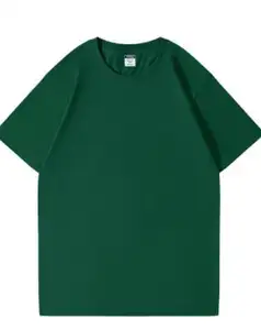 Mens Oversized T-shirt Heavyweight Low Moq Customization Boxy Fit Cropped T-shirt Custom Manufactured Clothing 1 Piece T-shirt