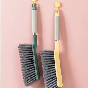 Grande brosse de lit ménage lit canapé dépoussiérage outil de nettoyage chambre long manche fourrure douce brosse de lit en plastique