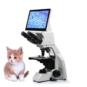 专业实验室多功能兽医临床数字显微镜，带液晶屏，适用于兽医