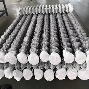 Clôture en treillis métallique galvanisé enduit de PVC, maille cyclonique de 50 mm, 60 mm, 80 mm, 2 x 20 m, fabricant de clôtures en treillis de haute qualité - Product Image 5