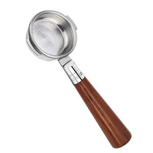 พอร์ต้าฟิลเตอร์แบบไม่มีก้น ขนาด 58 มม. ทำจากสแตนเลสขัดเงาอย่างดี เป็นมิตรกับสิ่งแวดล้อม สำหรับเครื่องชงกาแฟ Breville รุ่น 920/990/980 - Product Image 1