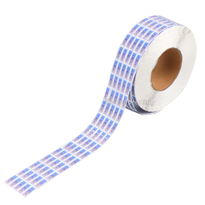 Etiqueta de relleno de seguridad autoadhesiva de impresión personalizada, pegatina de papel impermeable, sello de garantía - Product Image 5